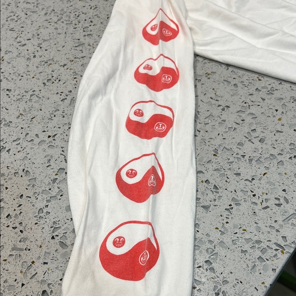 Obey White Long Sleeve with Colorful Sleeve Graphics - Picture 4 of 6